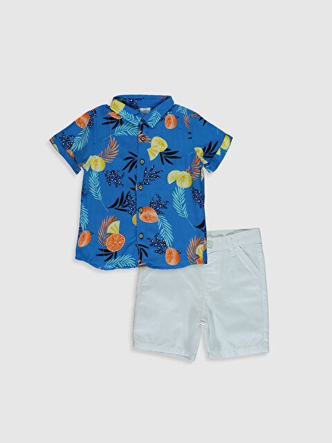 LCW baby Baby Boy’s Shirt and Shorts - 0SY681Z1-LQQ
