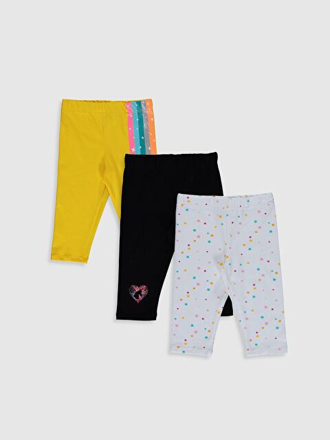 LCW Kids ليجنز بناتي قطني مطبوع بخصر مطاطي - 3 قطع - 0SBE48Z4-LU7