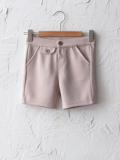 LCW baby Basic Piqué Stoff Baby Jungen Shorts - S17959Z1-G1Y