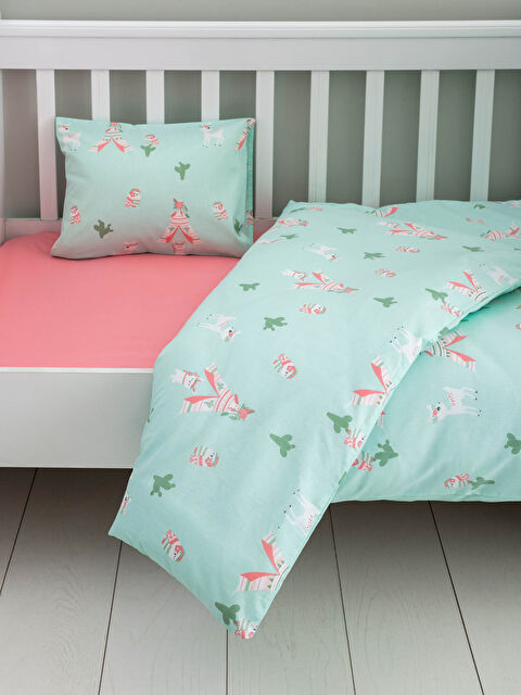 LCW HOME Printed Woven Baby Girl Duvet Cover Set - S1BM84Z1-F9C