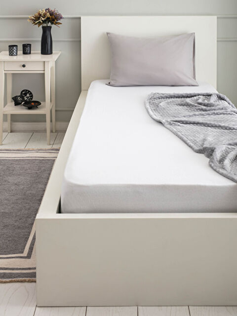 LCW HOME Single Elastic Knitted Sheet - S1CP29Z8-J5E