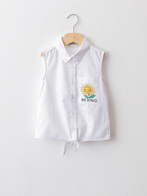 LCW Kids Printed Poplin Girl Shirt - S1HE03Z4-R9K