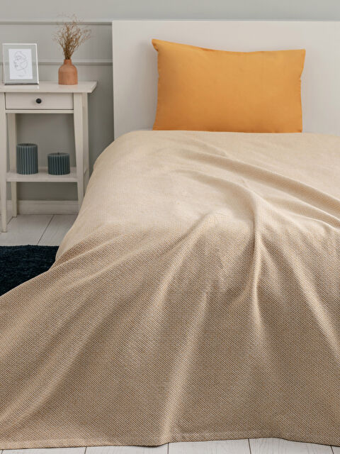 LCW HOME Couvre-Lit Piqué Simple et Taie d'Oreiller Imprimée - S2BS36Z8-GB7