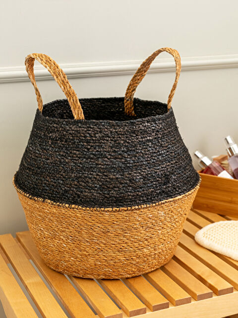 LCW HOME Renk Bloklu Organizer Hasır Sepet 24x32 cm - S2BT50Z8-LQJ