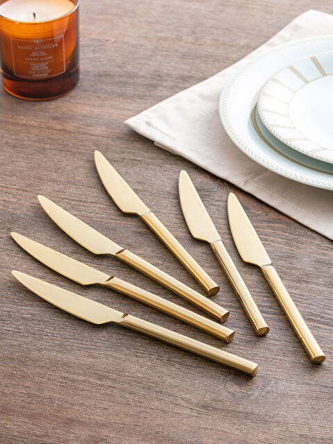 LCW HOME Çelik Yemek Bıçağı Seti 6'lı