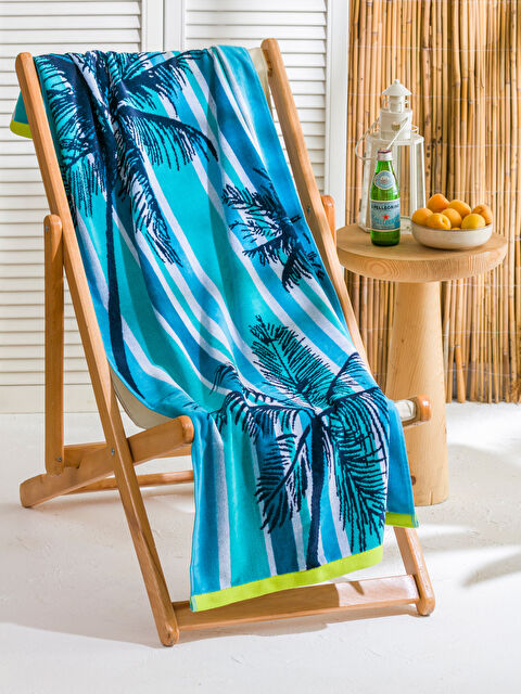 LCW ACCESSORIES Printed Men's Beach Towel 70x150 cm - S3DD20Z8-DEB