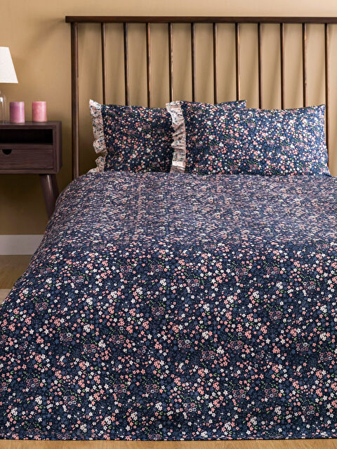 LCW HOME Cotton Patterned Double Pique Set - S3ES80Z8-F9C