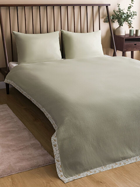 LCW HOME طقم بيكيه مزدوج منقوش ذاتيًا - S3ES83Z8-F9C