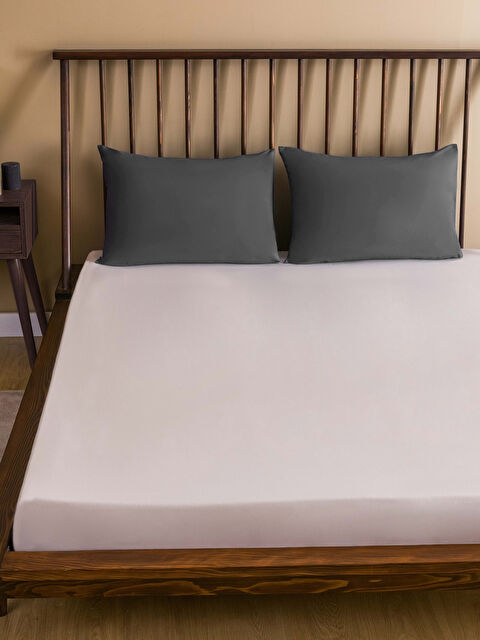 LCW HOME Plain Cotton Double Sheet 240x260 cm - S3FA59Z8-D2Y