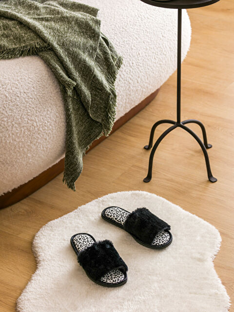 LCW HOME Patterned Plush Women's Home Slippers - S4CN16Z8-LQJ