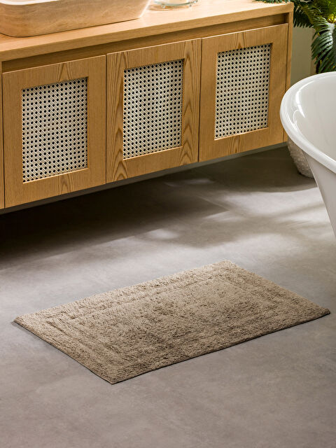 LCW HOME Desenli Banyo Paspası 50x80 cm - S4EF57Z8-EHW