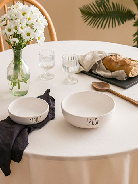 LCW HOME Baskılı Seramik Kase Seti 2'li - S4FT92Z8-LQJ