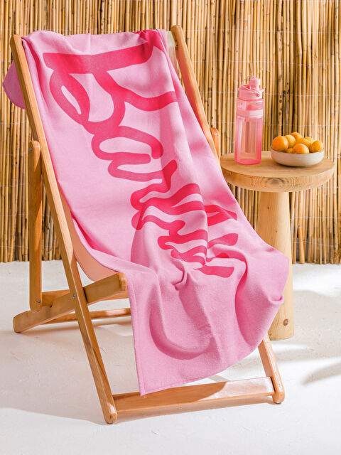 LCW ACCESSORIES Barbie Baskılı Kız Çocuk Plaj Havlusu 70x150 cm - S4FU97Z4-FNL