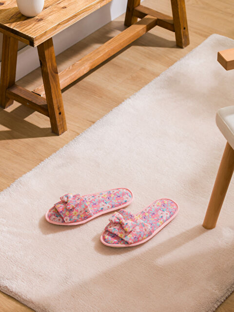 LCW HOME Fiyonk Detaylı Kadın Ev Terliği - S4GJ16Z8-F9C