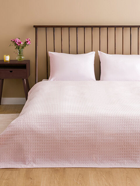 LCW HOME Bud Patterned Double Pique Bedspread Set - S4JF00Z8-V5U