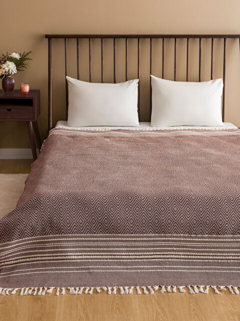 LCW HOME Desenli Çift Kişilik Pike 180x230 cm - S4JI24Z8-H8A