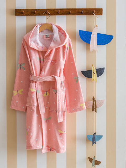 LCW HOME Baskılı Kız Çocuk Bornoz - S4K996Z4-F9C