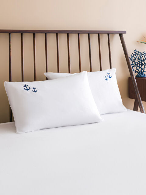 LCW HOME Pamuklu Nakışlı Yastık Kılıfı 2'li 50x70 cm