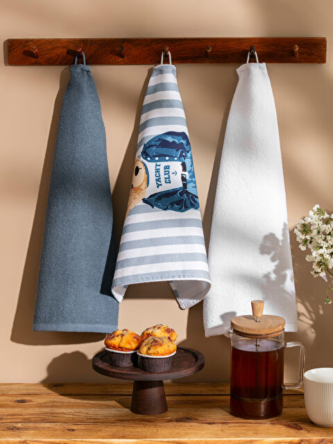 LCW HOME Ayı Teddy Baskılı Kurulama Bezi 3'lü 40x50 cm