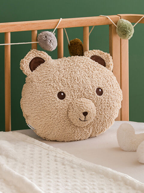 LCW HOME Teddy Bear Figured Stuffed Plush Baby Cushion 32 cm - S4MP40Z4-YKU