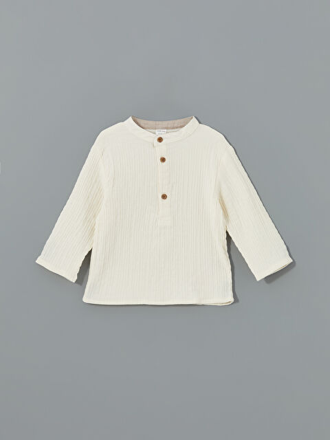 LCW baby Hakim Yaka Erkek Bebek Gömlek - S55397Z1-FDL