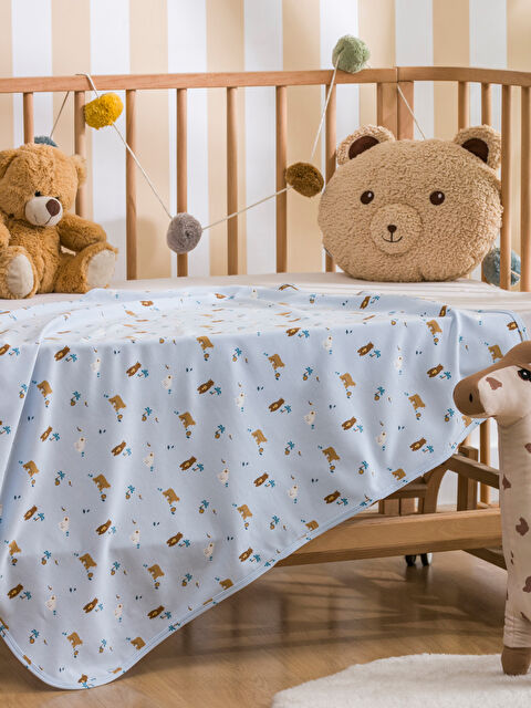 LCW baby Baskılı Erkek Bebek Pike 90x100 cm - S56437Z1-LQK