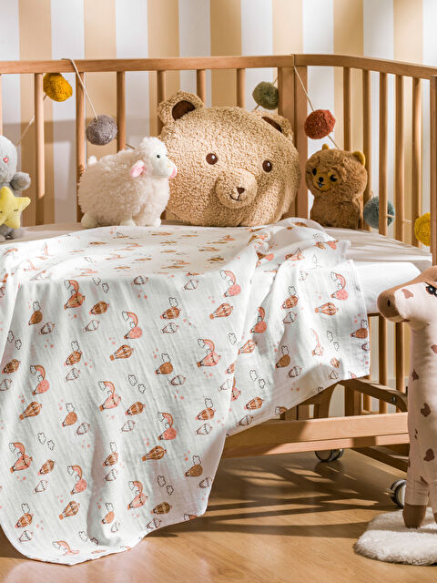 LCW baby Baskılı Kız Bebek Battaniye - S56481Z1-LRB