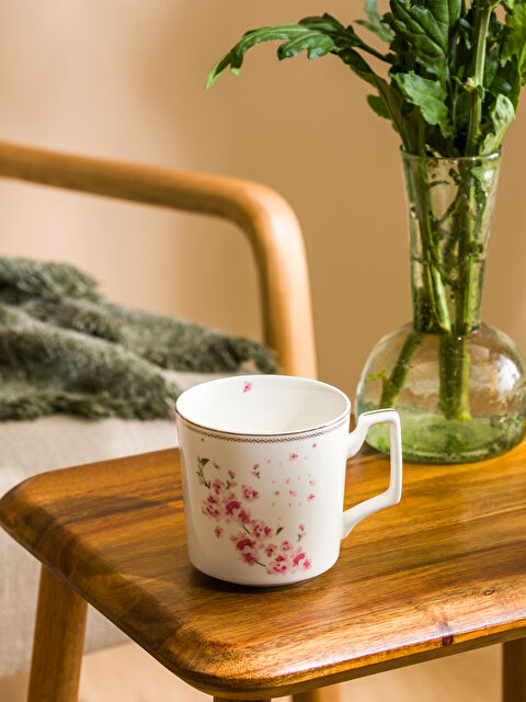 LCW HOME Çiçek Baskılı Porselen Kupa 350 ml - S58816Z8-J5E