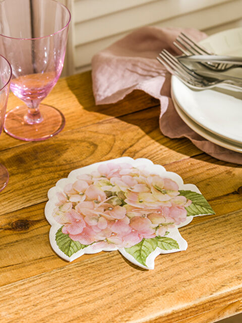 LCW HOME Çiçek Baskılı Kağıt Peçete 20'li - S5AD93Z8-F9C