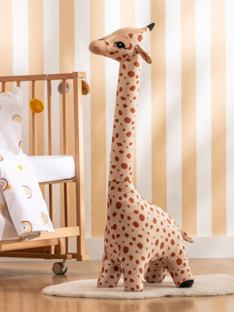 LCW ACCESSORIES Zürafa Figürlü Dolgulu Pelüş Bebek Kırlent 100 cm - S5AT41Z4-M0T