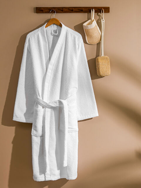 LCW HOME Basic Pamuklu Bornoz - S5BG70Z8-J5E