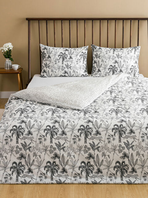 LCW HOME Desenli Çift Kişilik Nevresim Seti - S5BJ35Z8-LQJ