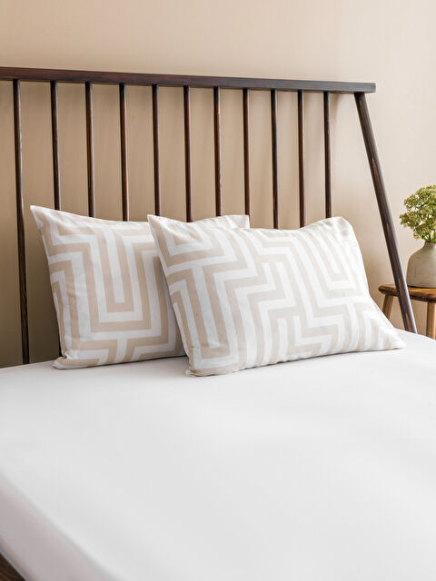 LCW HOME Desenli Yastık Kılıfı 2'li 50x70 cm - S5BN89Z8-DEE