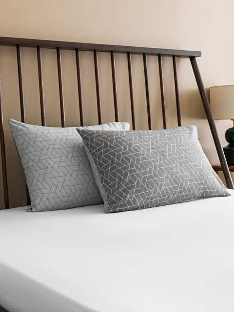 LCW HOME Desenli Yastık Kılıfı 2'li 50x70 cm - S5BO05Z8-LRW