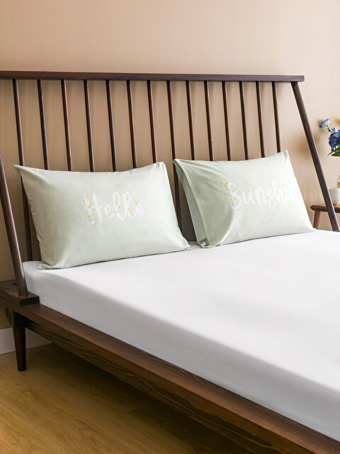 LCW HOME Baskılı Pamuklu Yastık Kılıfı 2'li 50x70 cm - S5BR68Z8-FY0