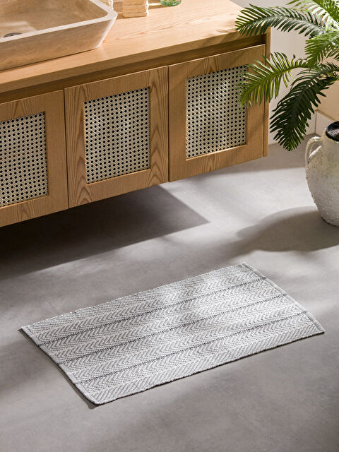 LCW HOME Desenli Banyo Paspası 50x80 cm - S5BV17Z8-D4M