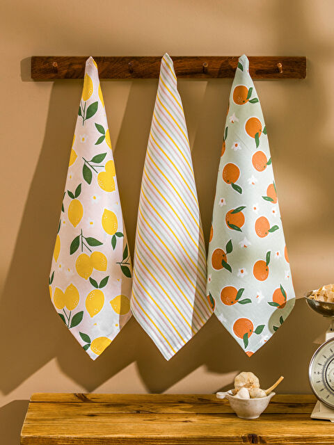 LCW HOME Printed Tea Towel 3-pack 40x50 cm - S5CF41Z8-F9C