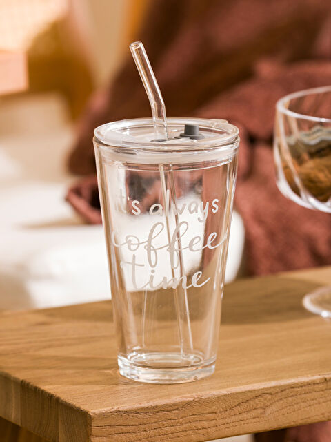 LCW HOME Baskılı Pipetli Bardak 400 ml - S5CG64Z8-LU7