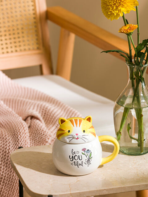 LCW HOME Cat Figured Ceramic Mug 350 ml