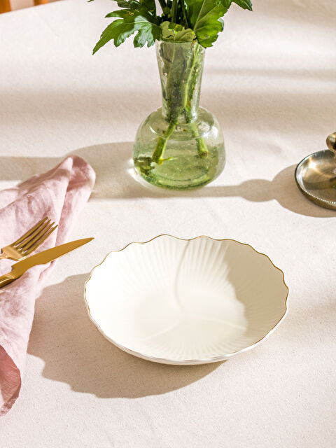 LCW HOME Desenli Porselen Pasta Tabağı 21 cm - S5CJ25Z8-EEW