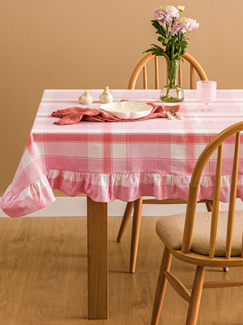 LCW HOME Frilled Detail Tablecloth 140x180 cm - S5CJ84Z8-LT4