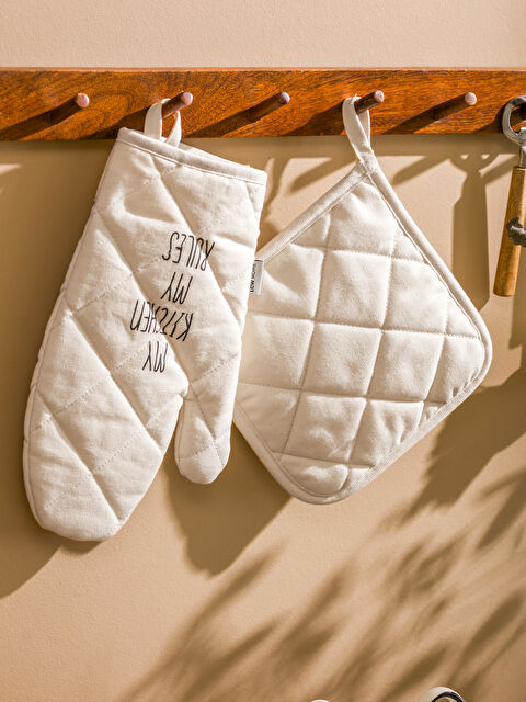 LCW HOME Baskılı Fırın Eldiveni ve Tutaç - S5CL74Z8-FDU