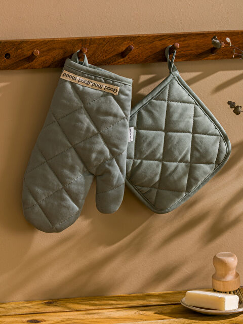 LCW HOME Nakışlı Fırın Eldiveni ve Tutaç - S5CP24Z8-S3L