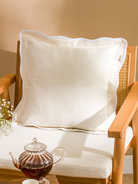 LCW HOME Fermuarlı Kırlent Kılıfı 45x45 cm - S5CP69Z8-TGG