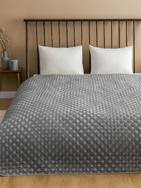 LCW HOME Baskılı Çift Kişilik Yatak Örtüsü 200x220 cm - S5CU73Z8-F9C