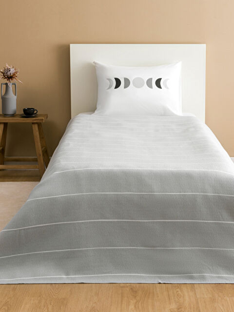 LCW HOME Çizgili Tek Kişilik Pike Seti - S5DB53Z8-F9C