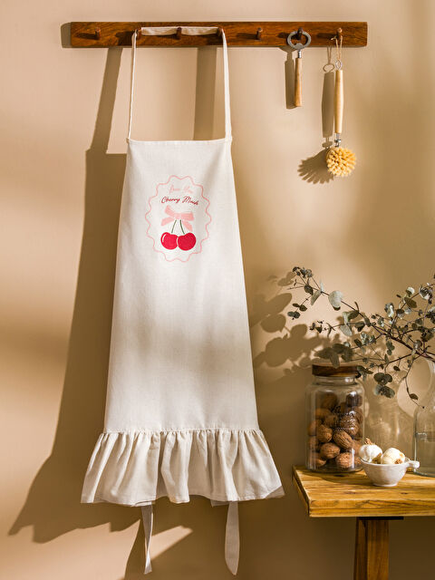 LCW HOME Baskılı Kadın Mutfak Önlüğü - S5DF12Z8-FDU