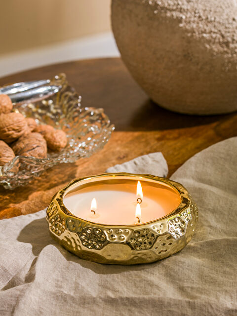 LCW HOME დეკორატიული მეტალის სანთლის დამჭერი 13 სმ - S5DI61Z8-LUL