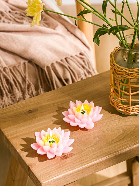 LCW HOME 2 данадан тұратын лотос шамы