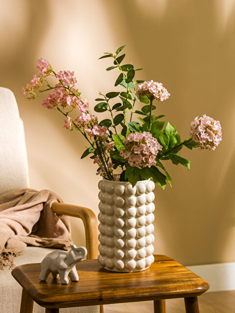 LCW HOME Desenli Seramik Vazo 21 cm - S5DO16Z8-RPH